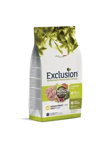 Exclusion Mediterraneo Adult Pollo Medium 3 Kg