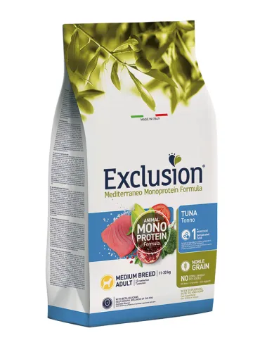 Exclusion Mediterraneo Adult Tonno Medio 3 Kg