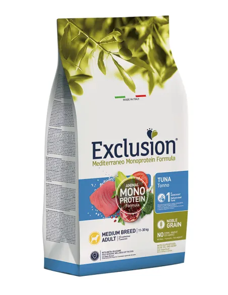 Exclusion Mediterraneo Adult Tonno Medio 3 Kg