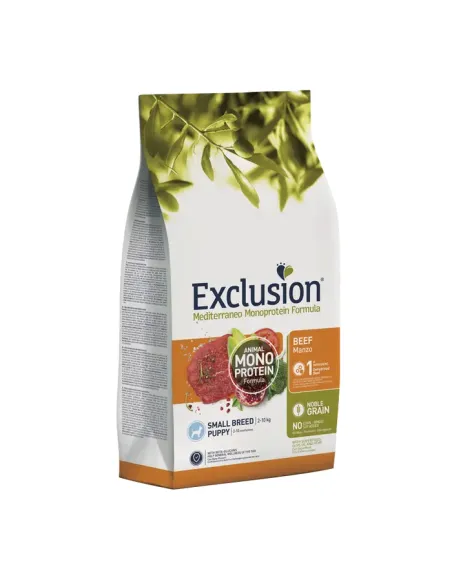 Exclusion Mediterraneo Puppy Manzo Small 2 Kg