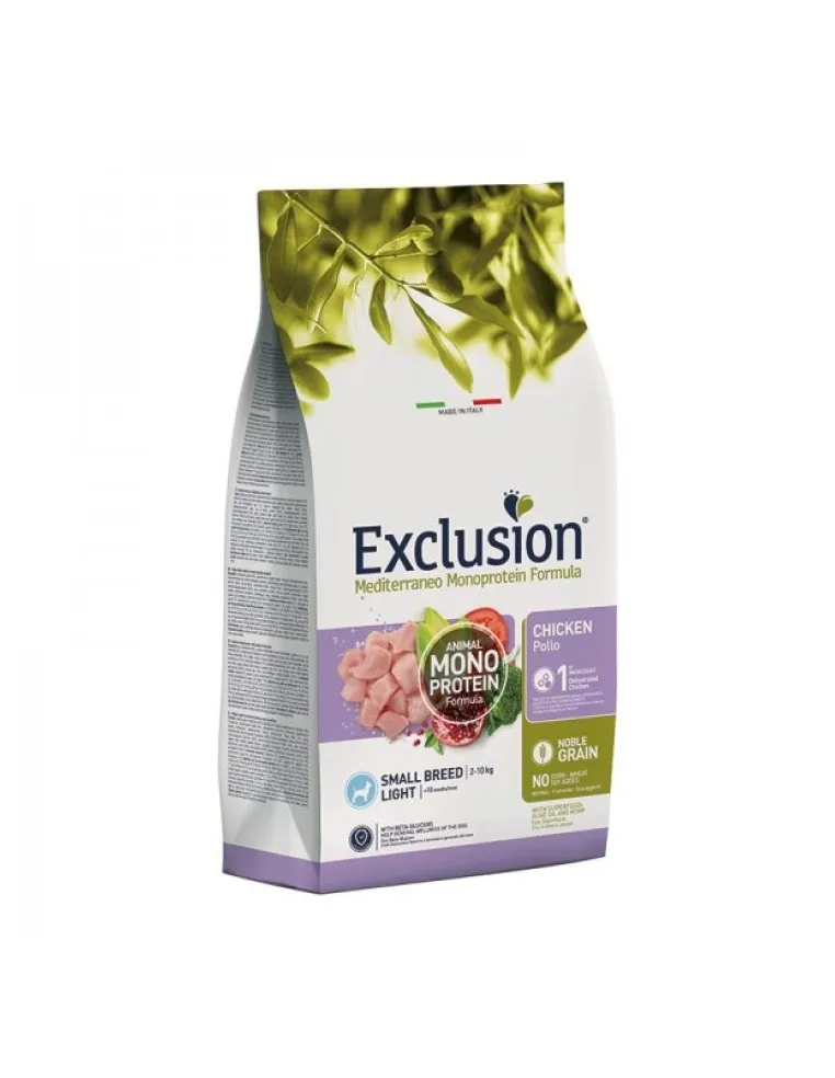 Exclusion Mediterraneo Puppy Pollo Small 2 Kg