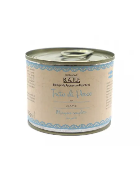 Dr.Clauder's Barf menu completo gatto Trito di pesce con carote 190 gr