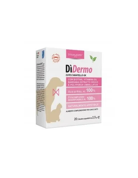 Dynamopet didermo 20 bustine 10 gr Dynamopet didermo 20 bustine 10 gr
