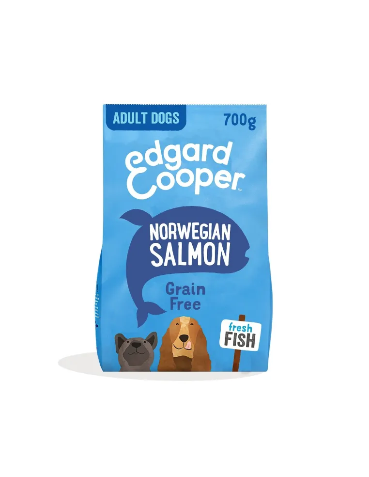 Edgard e Cooper Adult Carne Fresca Di Salmone Norvegese Senza Cereali 700 gr