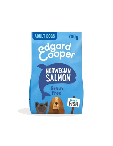 Edgard e Cooper Adult Carne Fresca Di Salmone Norvegese Senza Cereali 700 gr