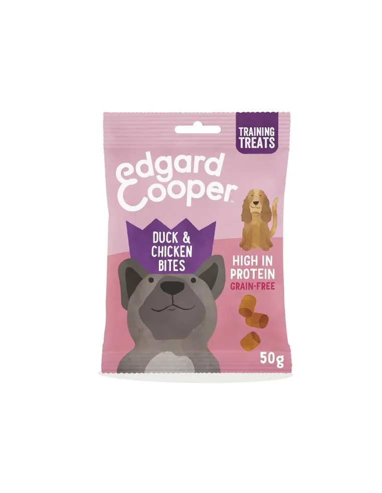 Edgard e Cooper Bocconcini di anatra e pollo senza cereali 50 gr