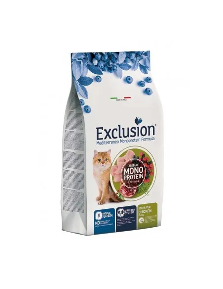 Exclusion mediterraneo gatto sterilized pollo 1,5 kg