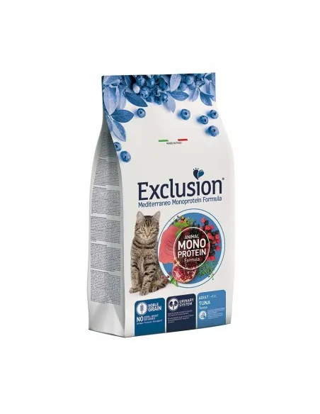 Exclusion mediterraneo gatto adult tonno 1,5 kg