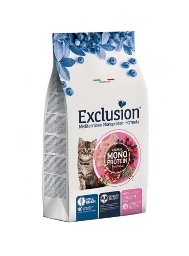 Exclusion mediterraneo gatto kitten pollo 1,5 kg