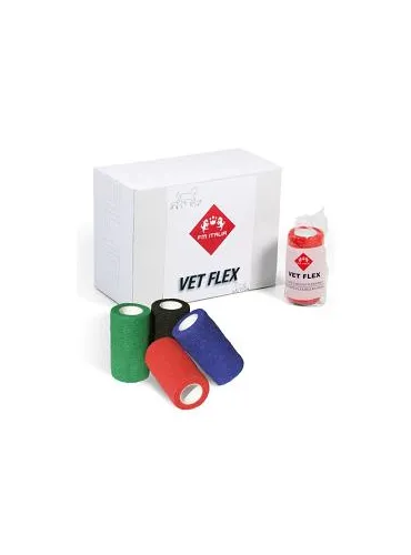 Vet Flex Rosa Fluorescente FM Italia 12 Fasce 10 cm x 4.5 m