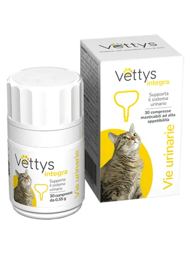 Vettys Integra Vie Urinarie Gatto 30 Compresse Masticabili