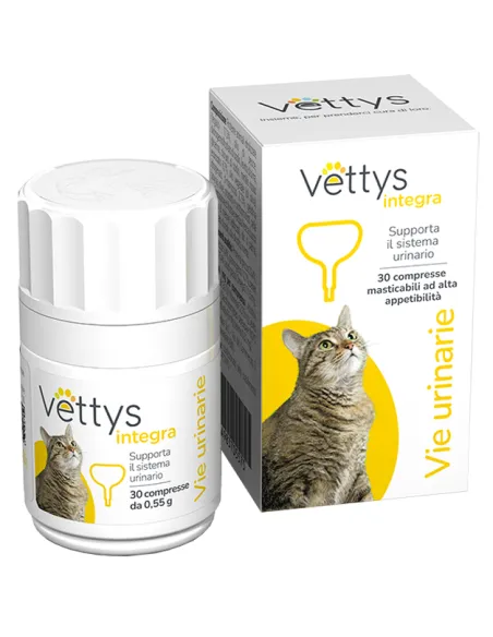 Vettys Integra Vie Urinarie Gatto 30 Compresse Masticabili Vettys Integra Vie Urinarie Gatto 30 Compresse Masticabili