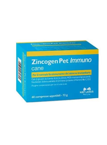 Zincogen Pet Immuno NBF 60 Compresse