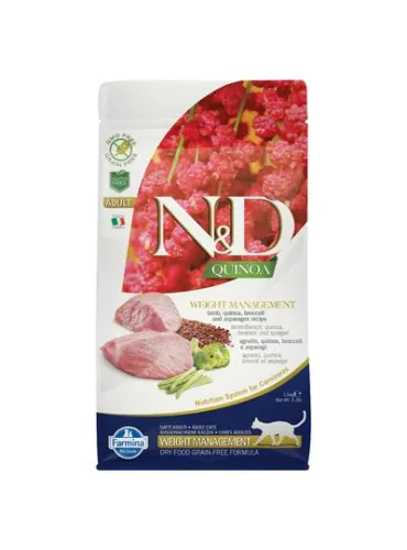 Farmina ned quinoa gatto weight management agnello 5 kg
