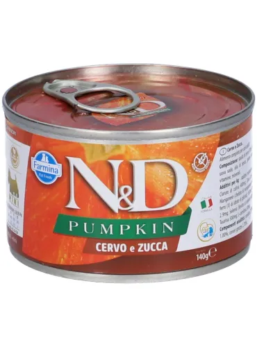 N&D Wet Dog Pumpkin Cervo 140 Gr