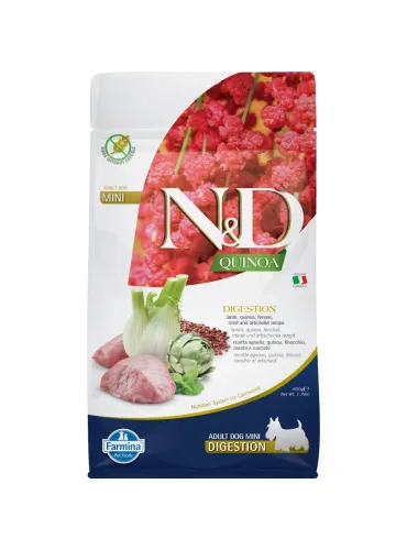 N&D Quinoa Digestion Mini Agnello 2,5 Kg