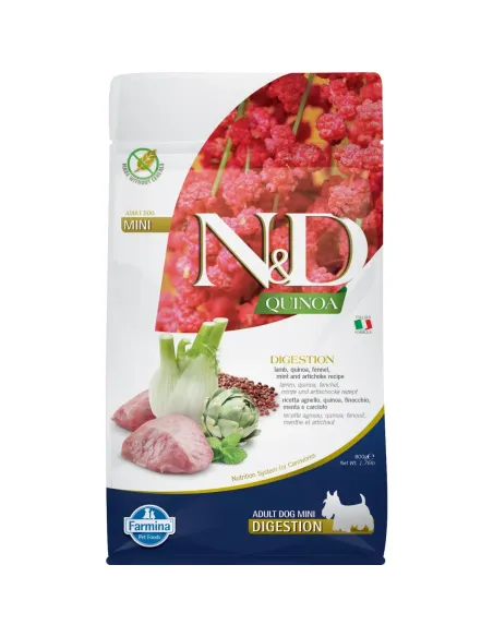N&D Quinoa Digestion Mini Agnello 2,5 Kg