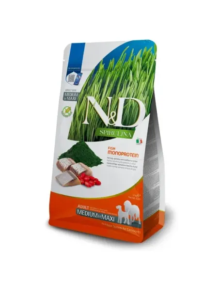 N&D Spirulina Herring Adult Med/Max 7 Kg