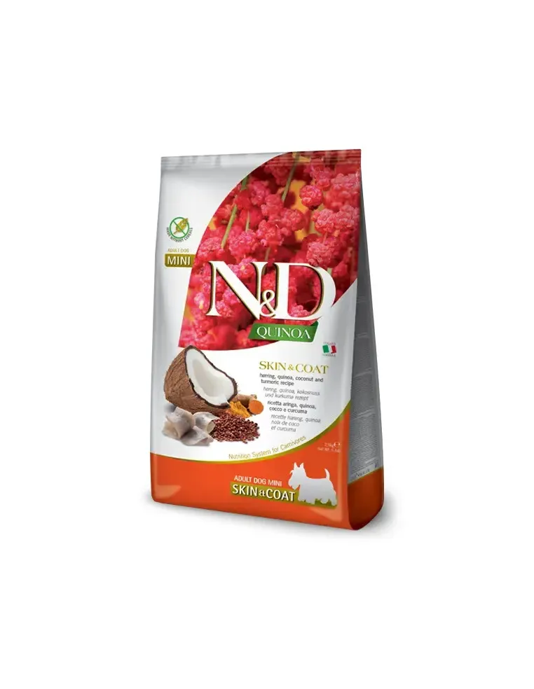 N&D Quinoa Skin&Coat Mini Aringa 2,5 Kg