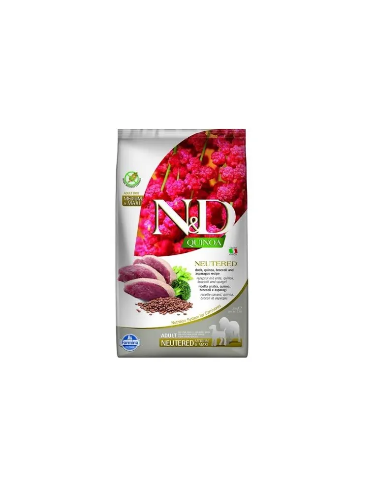 N&D Quinoa Dog Neut. Anatra Med/Max 2,5 Kg