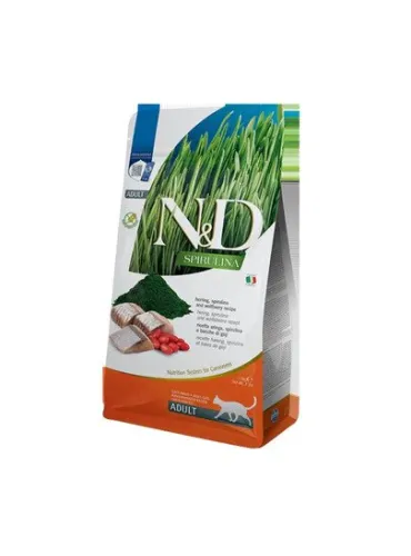 N&D Cat Spirulina Herring Adult 1,5 Kg