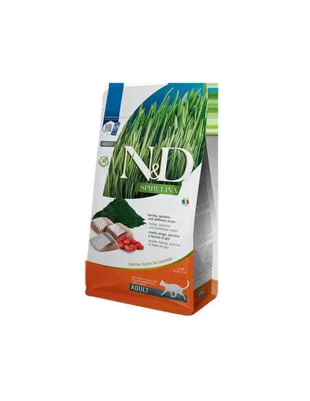 N&D Cat Spirulina Herring Adult 1,5 Kg