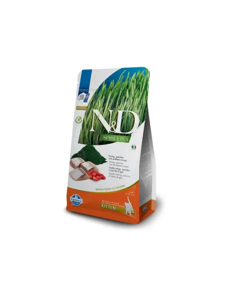 N&D Cat Spirulina Herring Kitten 1,5 Kg