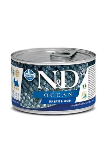 N&D Wet Dog Ocean Merluzzo Calamaro 140 Gr