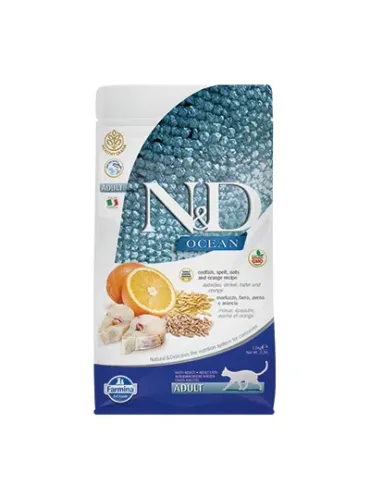 N&D Ocean Gatto Low Grain Merluzzo 300gr