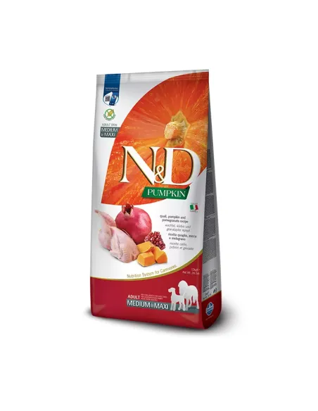 N&D Pumpkin Adult Med&Max Quaglia 12 Kg