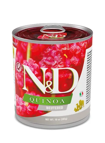 N&D Wet Dog Quinoa Neutered 285 Gr