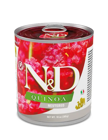 N&D Wet Dog Quinoa Neutered 285 Gr N&D Wet Dog Quinoa Neutered 285 Gr