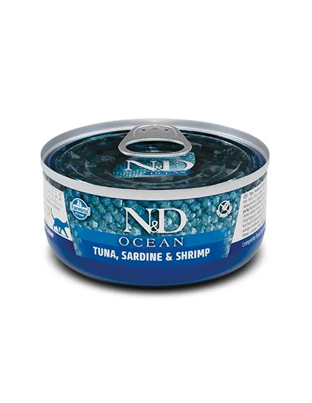 N&D Wet Cat Ocean Tonno Sardina Gamb.70 Gr N&D Wet Cat Ocean Tonno Sardina Gamb.70 Gr