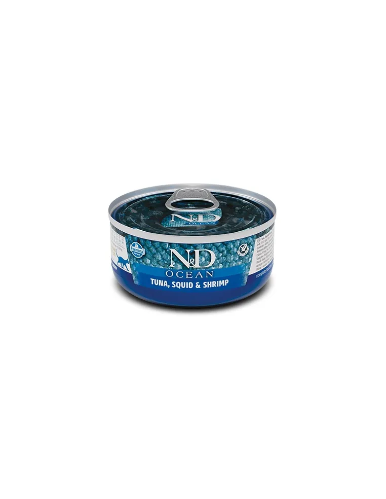 N&D Wet Cat Ocean Tonno Calamaro Gamb.70 Gr