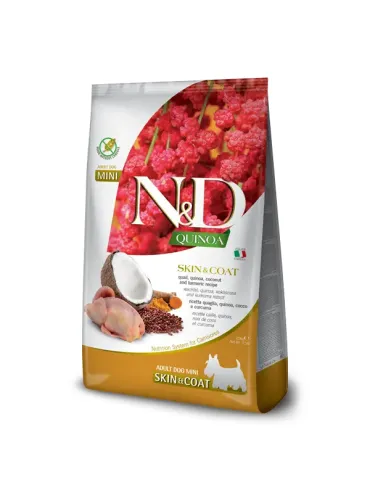 N&D Quinoa Skin&Coat Mini Quaglia 2,5 Kg