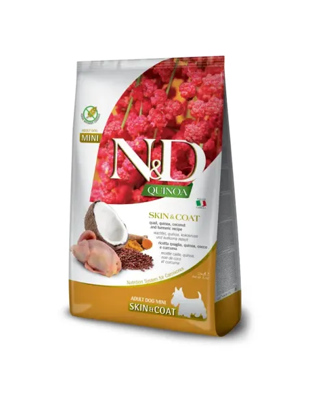 N&D Quinoa Skin&Coat Mini Quaglia 2,5 Kg