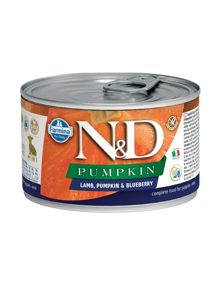 N&D Wet Dog Pumpkin Agnello Puppy 140 Gr