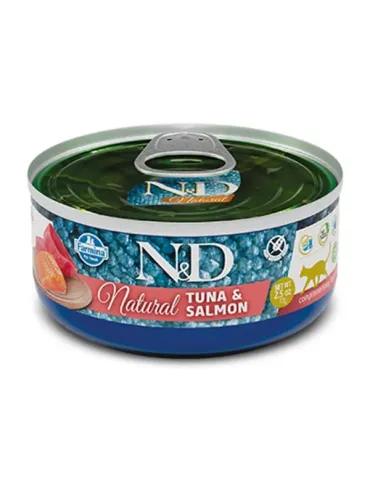 N&D Wet Cat Natural Tuna & Salmon 140gr