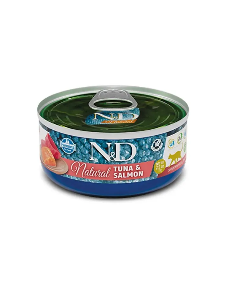 N&D Wet Cat Natural Tuna & Salmon 140gr
