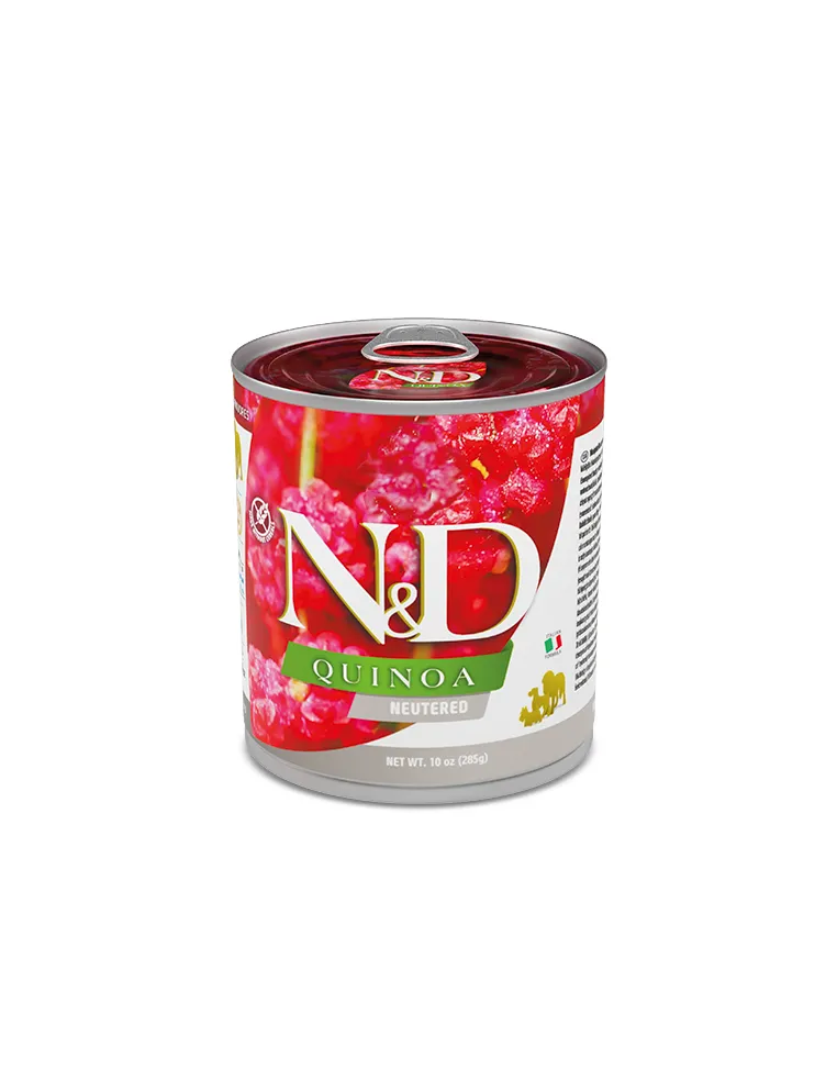 N&D Wet Dog Quinoa Neutered 140 Gr