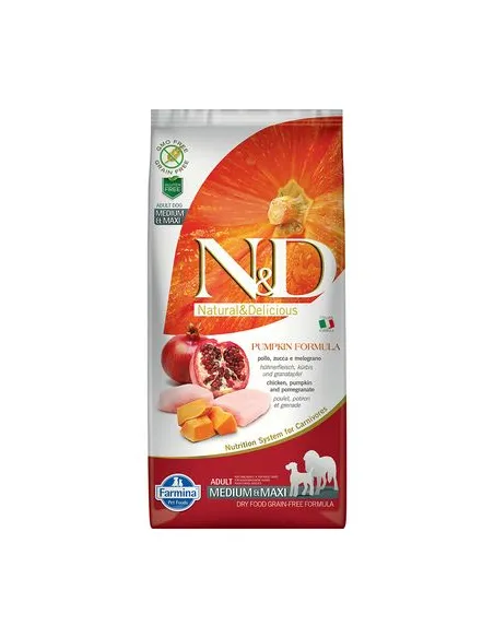 Farmina ned pumpkin grain free adult mini pollo zucca e melograno 2,5 kg