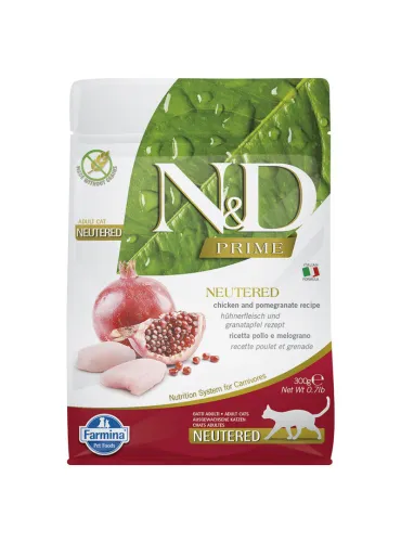 Farmina ned prime gatto neutered pollo melograno 300 gr