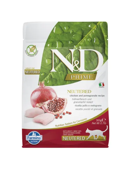 Farmina ned prime gatto neutered pollo melograno 300 gr