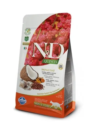 Farmina ned quinoa gatto skinecoat aringhe 1,5 kg
