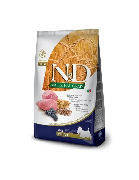 Farmina ned low grain cane mini farro avena agnello mirtillo 2,5 kg