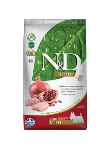 Farmina ned prime cane adult mini pollo e melograno 800 gr