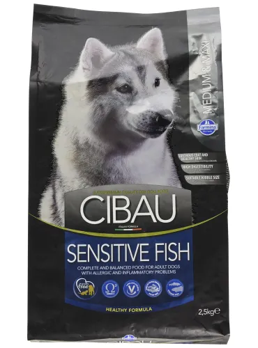 Farmina cibau adult medium e maxi sensitive pesce 2,5 kg