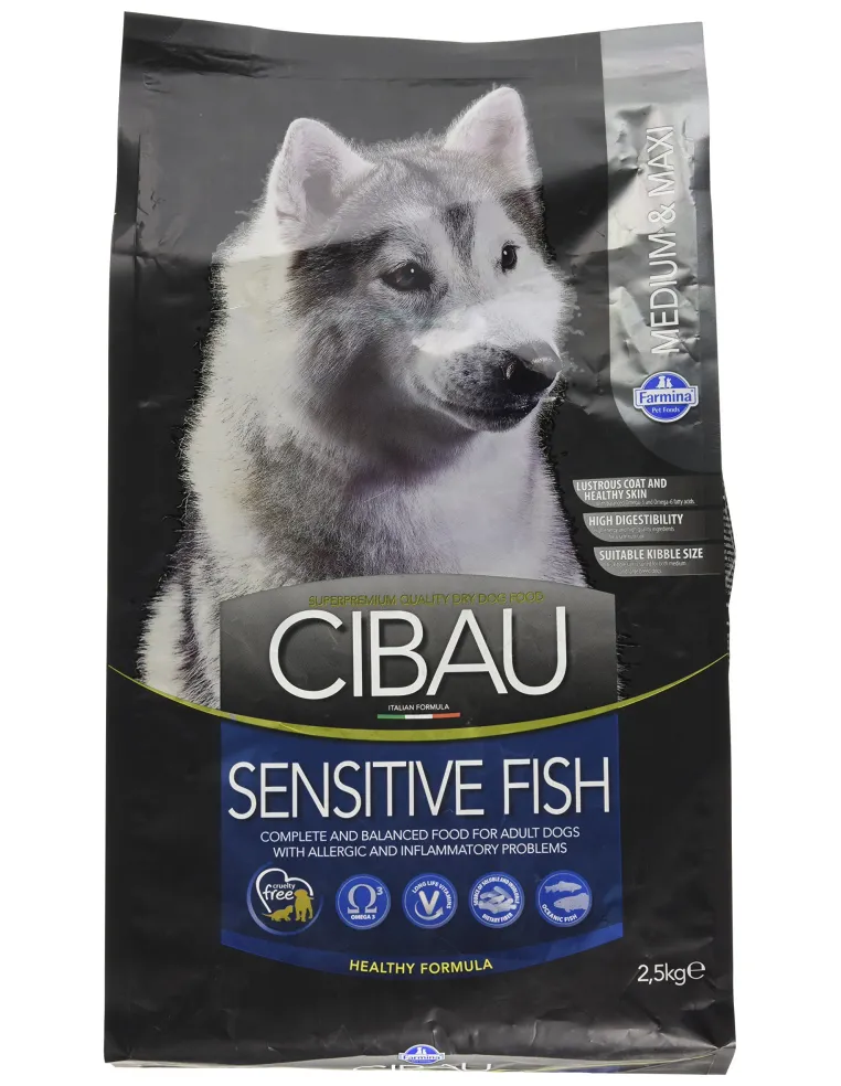 Farmina cibau adult medium e maxi sensitive pesce 2,5 kg