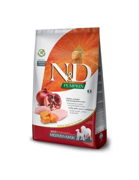 Farmina ned pumpkin grain free adult mini pollo zucca e melograno 7 kg