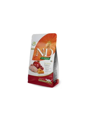 Farmina ned pumpkin gatto neutered quaglia zucca e melograno 300 gr
